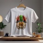 Monster Pumpkin Spooky Season Halloween Graphic Cotton T-Shirt | Hutke