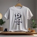 Stop Irritating Me Cute Panda Cartoon T-Shirt for Teens | Hutke