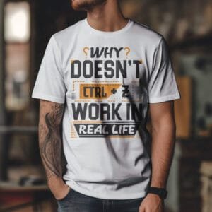 Geek Programmer T-Shirt | T-shirt for Coder, Software Engineer | Hutke